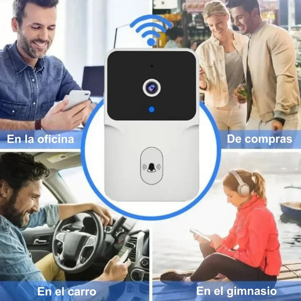 Timbre inteligente M8 PRO Con camara ¡Alta Seguridad! ✅
