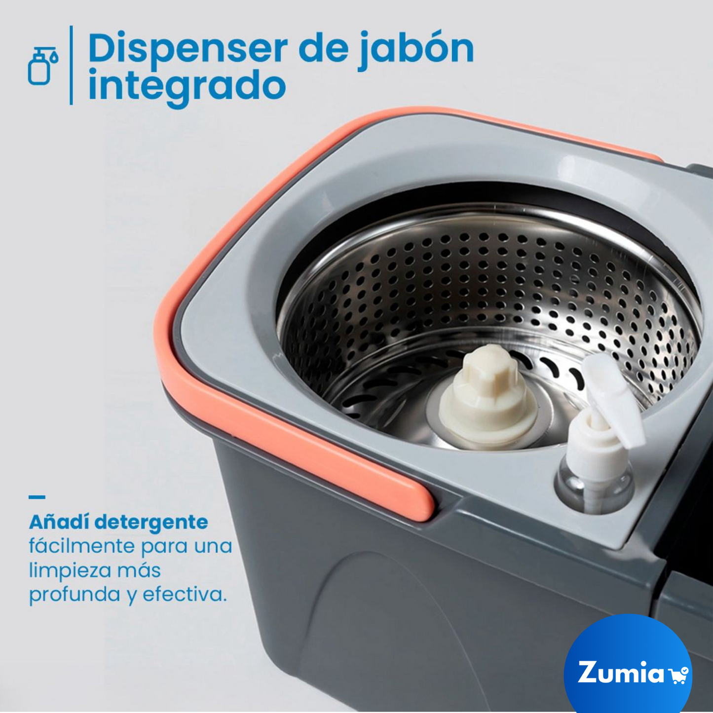 Trapeador 360° Giratorio Extra Grande