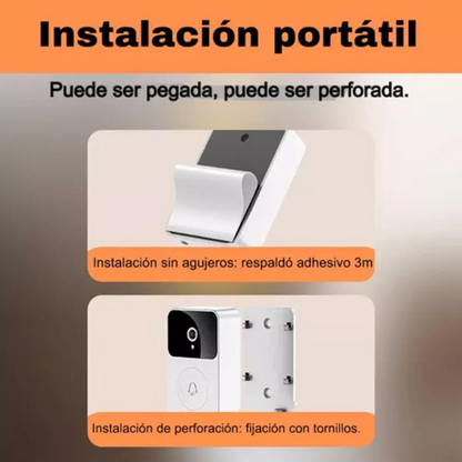 Timbre inteligente M8 PRO Con camara ¡Alta Seguridad! ✅