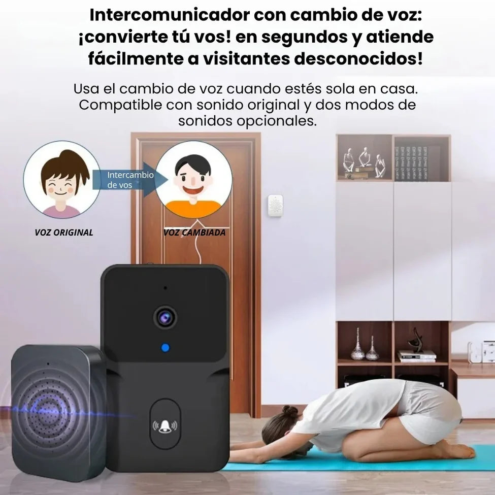 Timbre inteligente M8 PRO Con camara ¡Alta Seguridad! ✅
