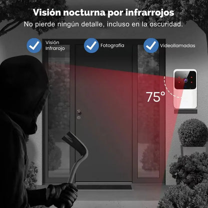 Timbre inteligente M8 PRO Con camara ¡Alta Seguridad! ✅