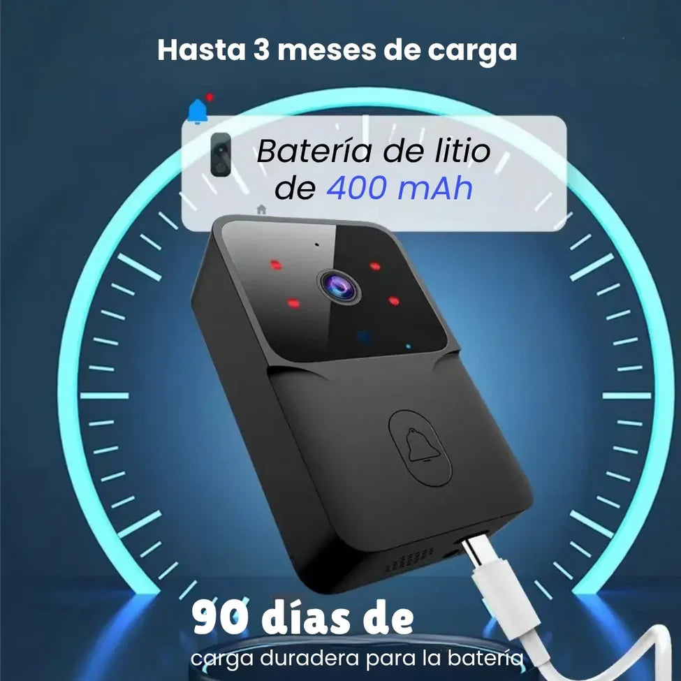 Timbre inteligente M8 PRO Con camara ¡Alta Seguridad! ✅