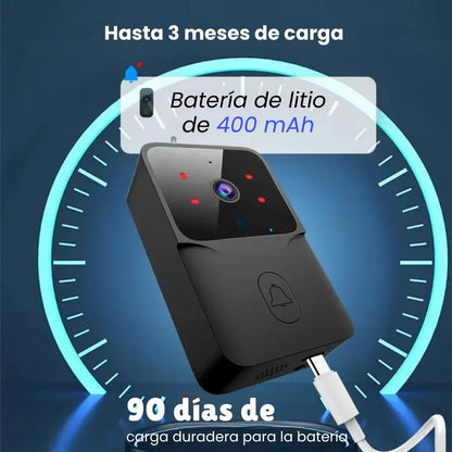 Timbre inteligente M8 PRO Con camara ¡Alta Seguridad! ✅
