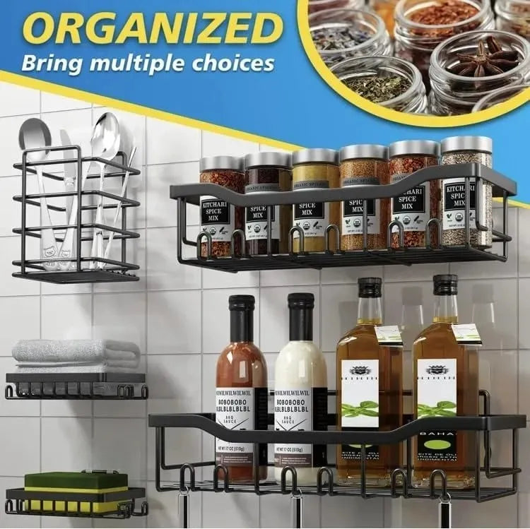 BathRack™ Pack x5 Organizador de Baño Premium