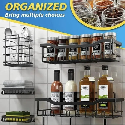 BathRack™ Pack x5 Organizador de Baño Premium