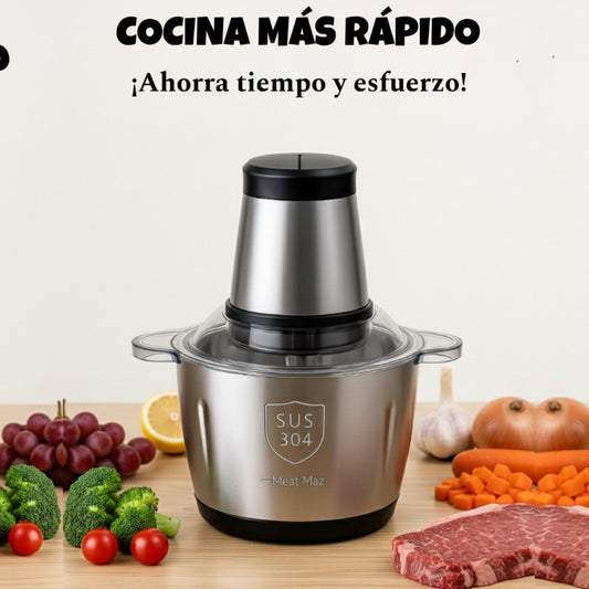 MOLINO PICADOR ELÉCTRICO ACERO INOXIDABLE 2 LITROS (TAMAÑO GRANDE)